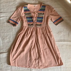 MAJE PRARIE DRESS w pockets